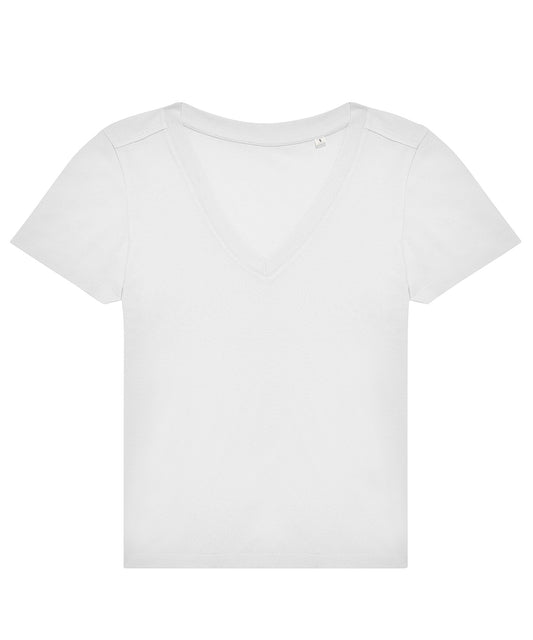 Womens Short Sleeved V-Neck Tee