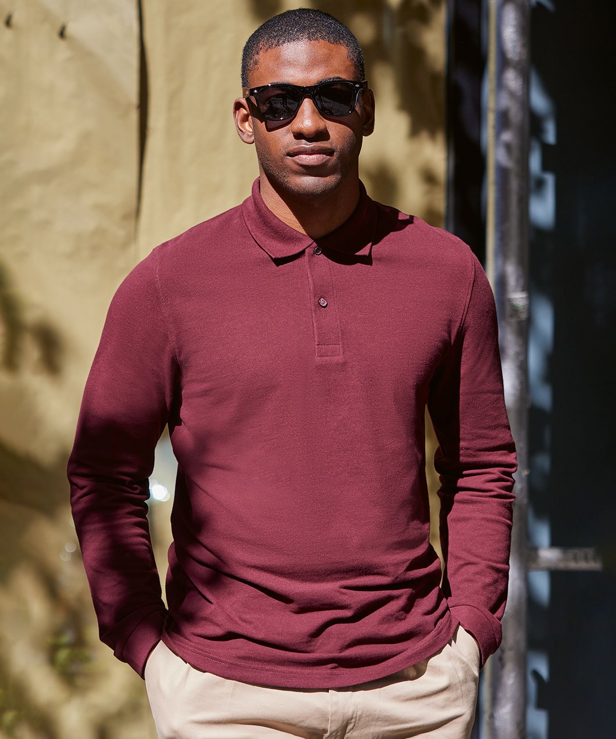 Unisex Long Sleeved Polo