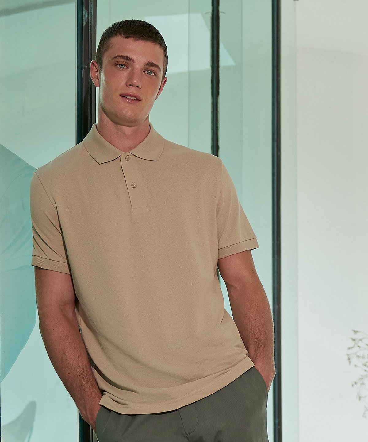 Mens Modern Eco Polo