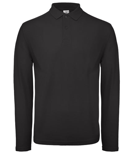 Mens Basic Long Sleeved Polo