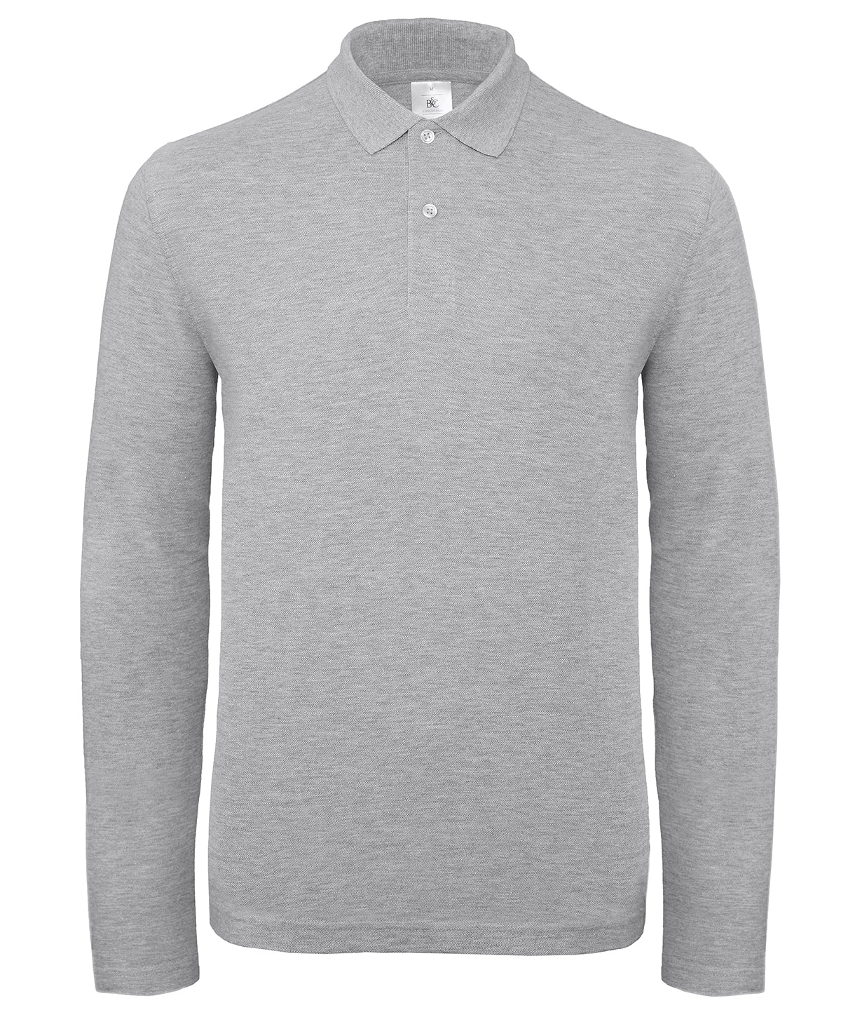 Mens Basic Long Sleeved Polo