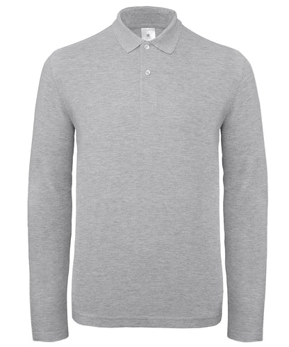 Mens Basic Long Sleeved Polo