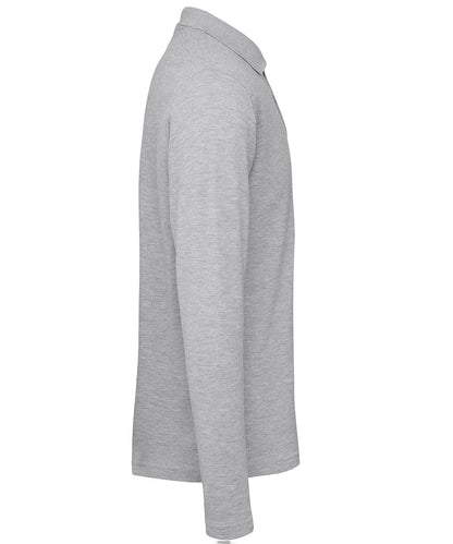 Mens Basic Long Sleeved Polo
