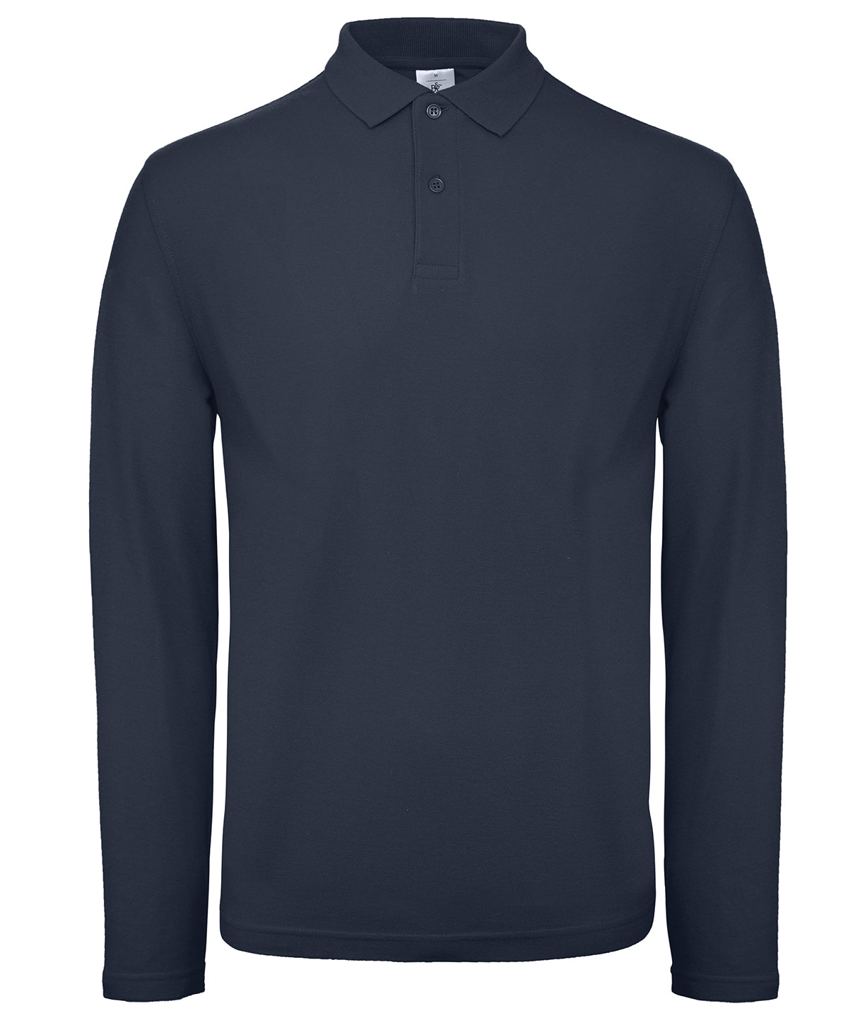 Mens Basic Long Sleeved Polo