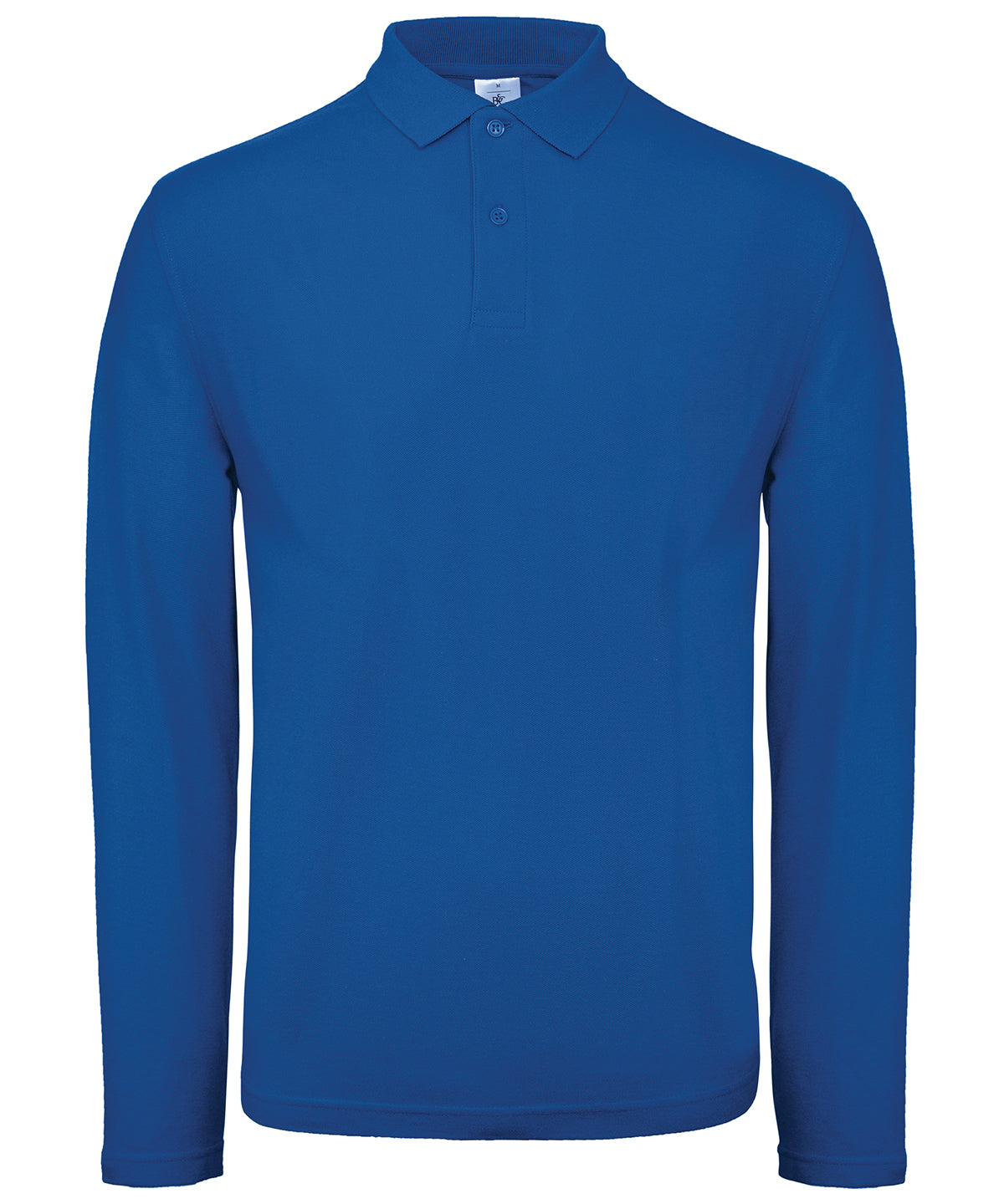 Mens Basic Long Sleeved Polo