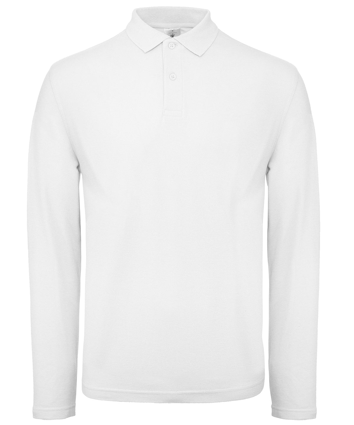 Mens Basic Long Sleeved Polo