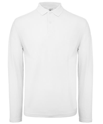Mens Basic Long Sleeved Polo