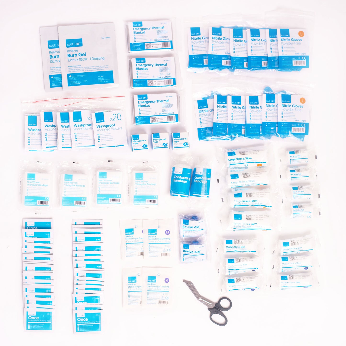 HOME AND WORKPLACE FIRST AID KIT - BS 8599-1:2019 COMPLIANT