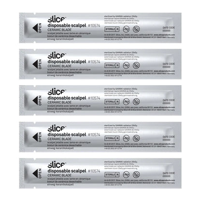 Scalpel (Disposable) WITH SLICE® CERAMIC BLADE | 5 PACK (no longer sterile)