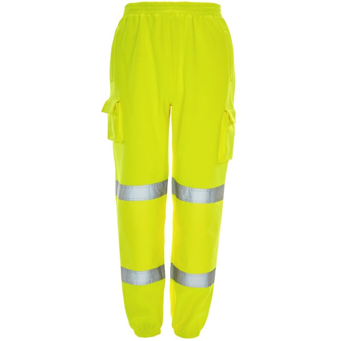 Supertouch Mens Hi-Vis Class 1 Jogging Bottoms - Dalton Safety 