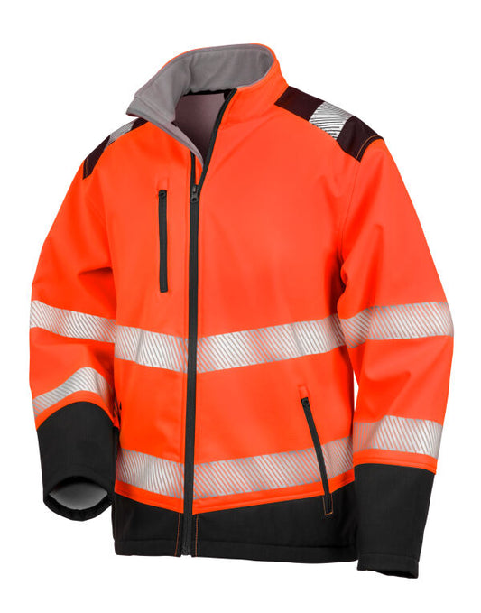 Ripstop Hi-Vis Safety Softshell Jacket