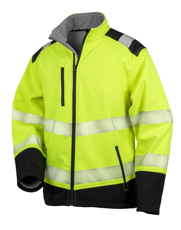 Ripstop Hi-Vis Safety Softshell Jacket