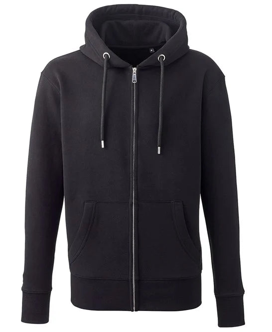Men's Black Anthem Full-Zip Hoodie - Dalton Safety