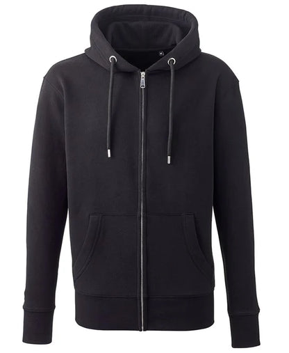Men's Black Anthem Full-Zip Hoodie - Dalton Safety
