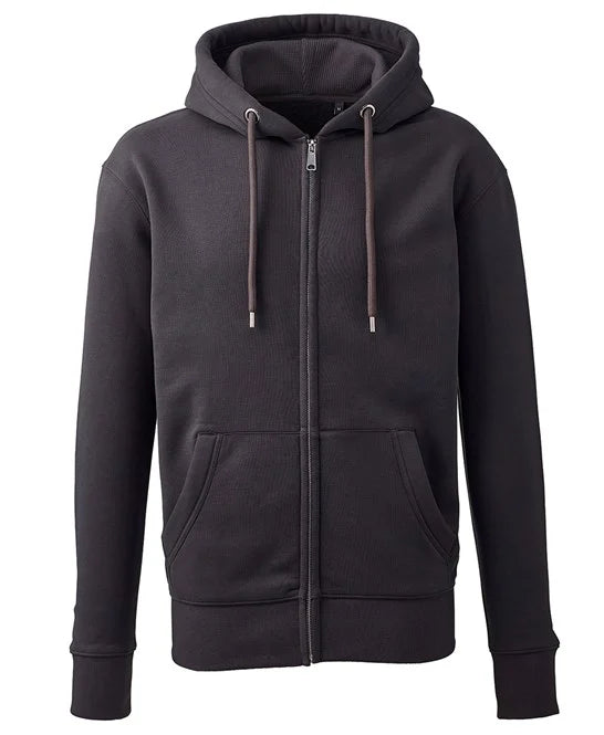 Men's Black Anthem Full-Zip Hoodie - Dalton Safety