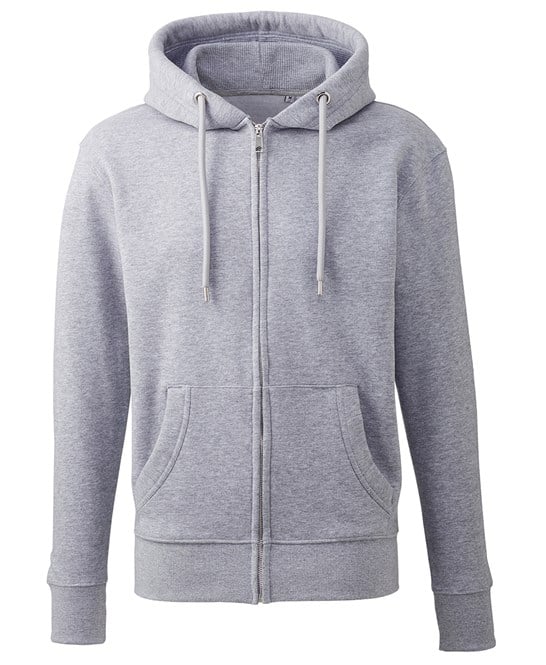 Men's grey Anthem Full-Zip Hoodie - Dalton Safety