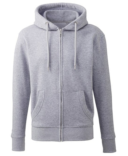 Men's grey Anthem Full-Zip Hoodie - Dalton Safety