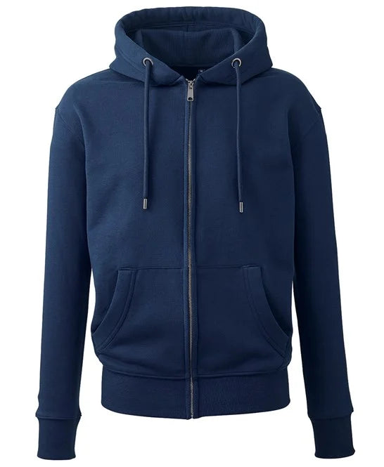 Men's Navy Anthem Full-Zip Hoodie - Dalton Safety