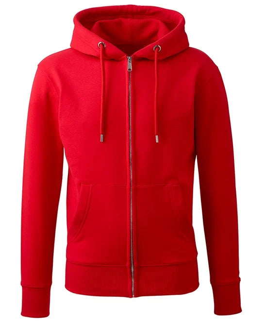 Men's Red Anthem Full-Zip Hoodie - Dalton Safety