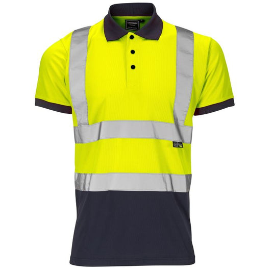 Supertouch Mens Hi-Vis 2 Tone Class 1 Polo Shirt