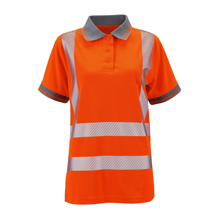 Supertouch Womens Hi-Vis Class 2 Savannah Bird Eye Polo