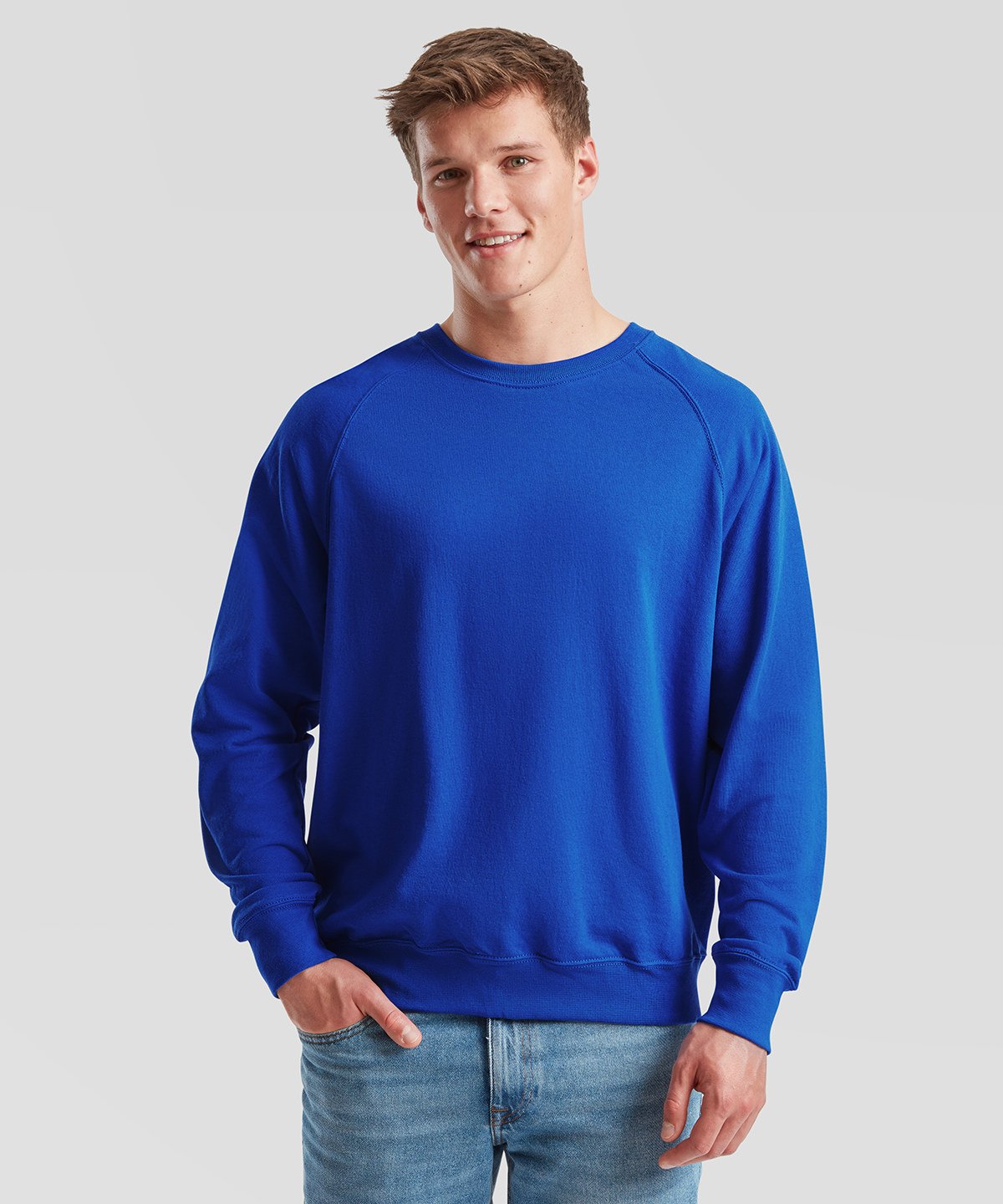 Mens Lightweight Raglan Sweatshirt