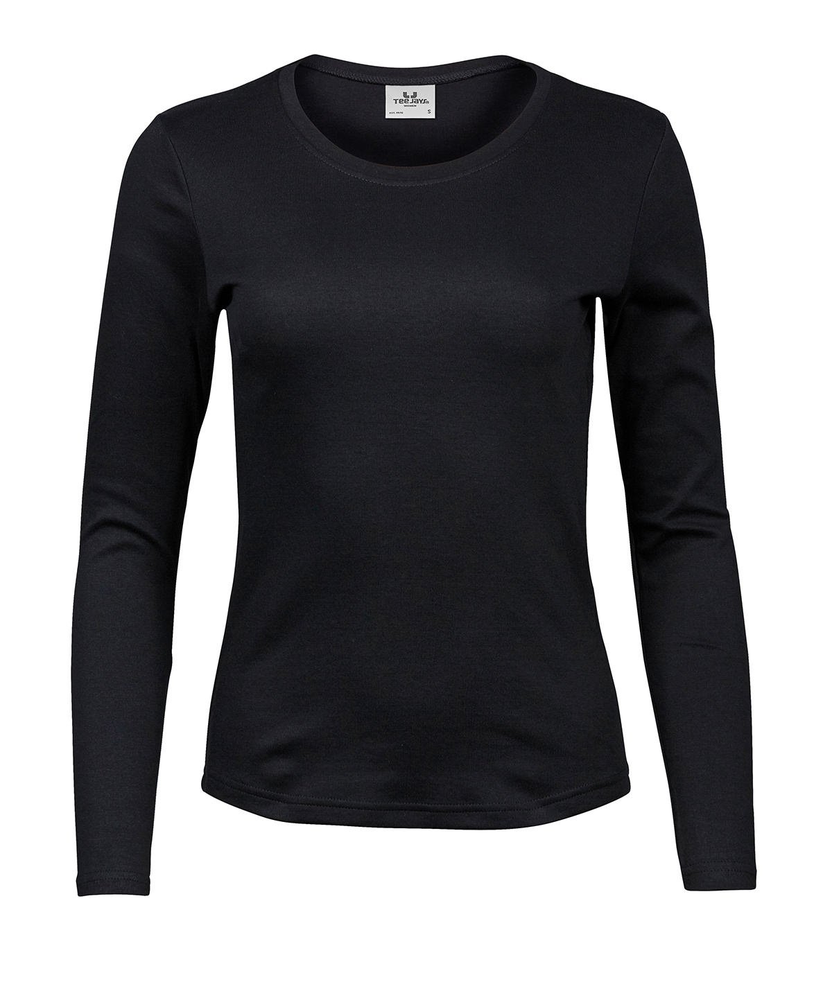 Womens Long Sleeve Interlock Tee