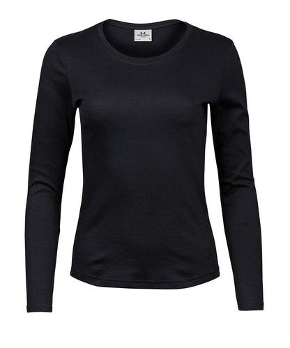 Womens Long Sleeve Interlock Tee