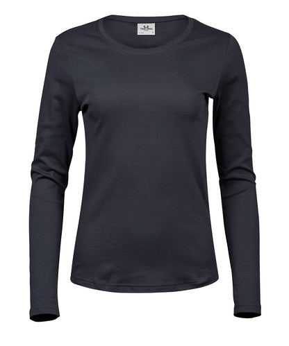 Womens Long Sleeve Interlock Tee