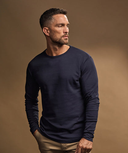 Mens Long Sleeve Interlock Tee
