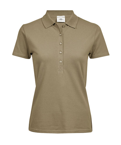Womens Luxury Stretch Polo