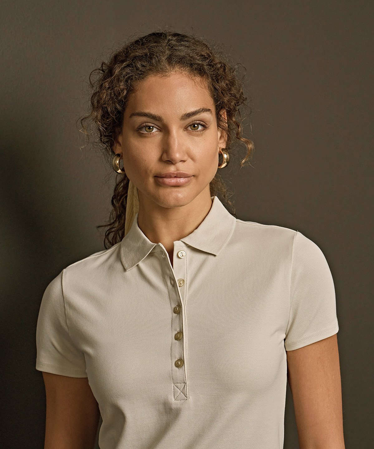 Womens Luxury Stretch Polo