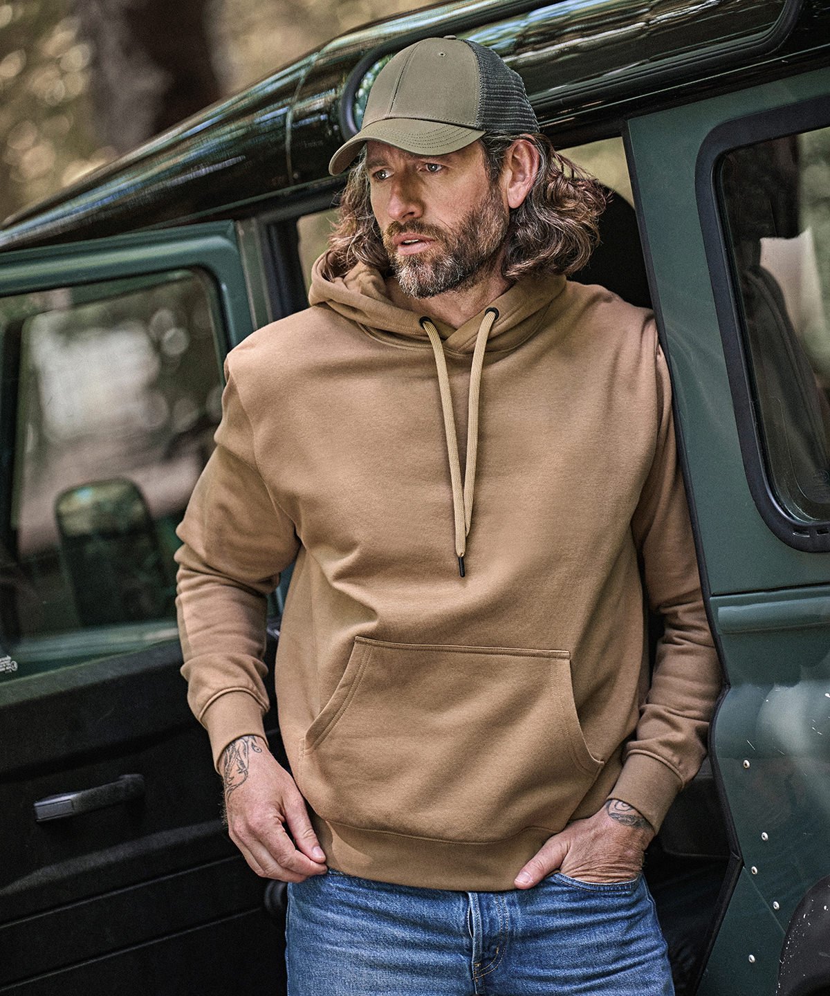 Mens Heavyweight Hooded Sweatshirt