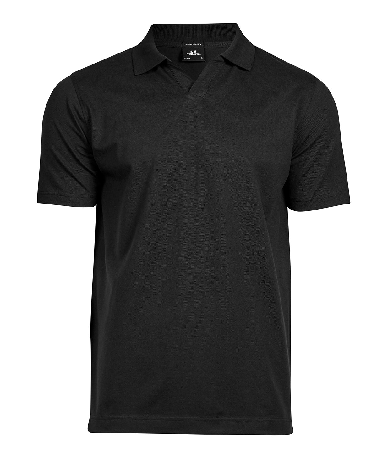 Mens Luxury Stretch V-Neck Polo