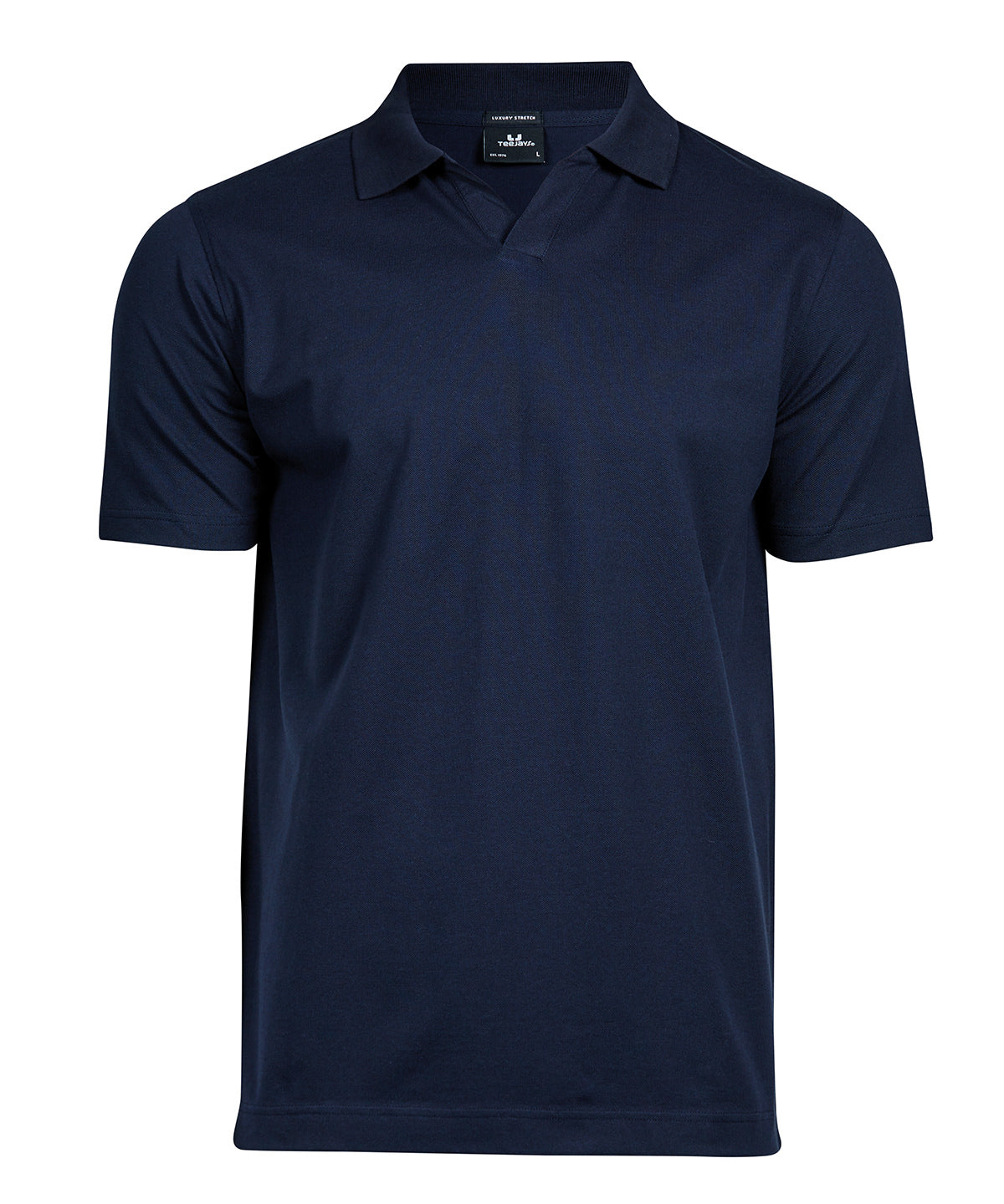 Mens Luxury Stretch V-Neck Polo