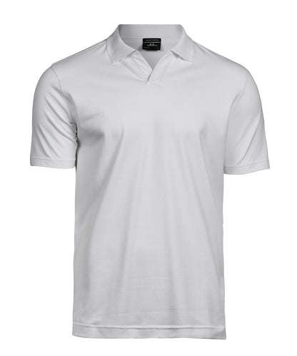Mens Luxury Stretch V-Neck Polo