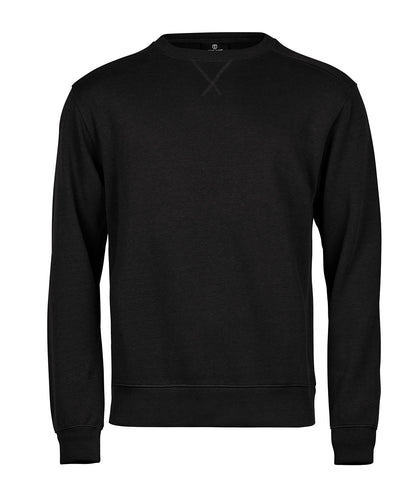 Mens Ribbed Interlock Crew Neck