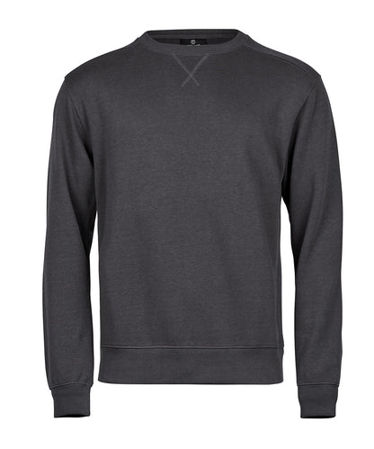 Mens Ribbed Interlock Crew Neck