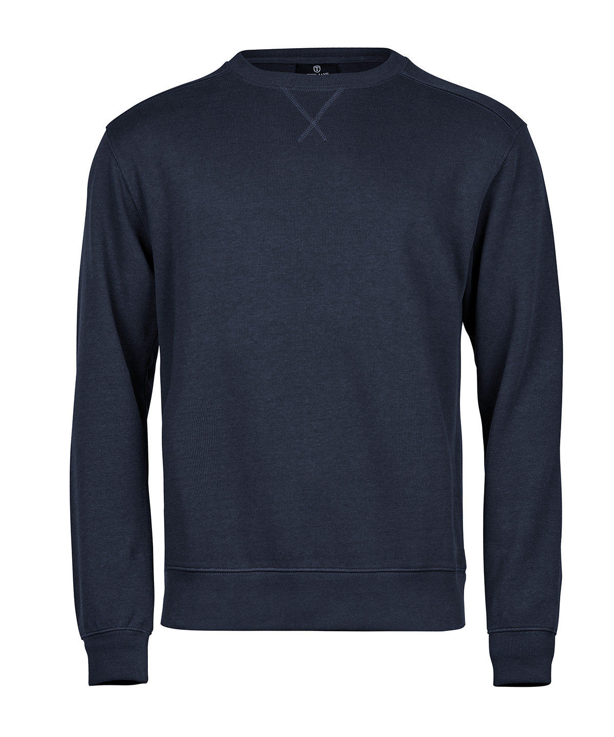 Mens Ribbed Interlock Crew Neck