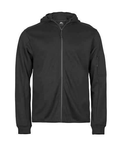 Mens Athletic Hooded Full-Zip Sweatshirt