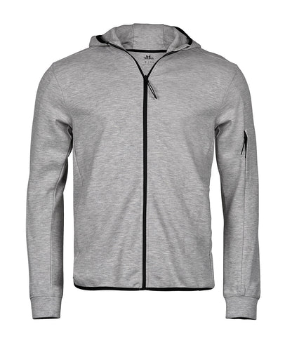 Mens Athletic Hooded Full-Zip Sweatshirt