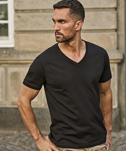 Mens Fashion V-Neck Sof Tee