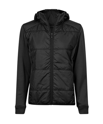 Womens Hybrid-Stretch Hooded Jacket