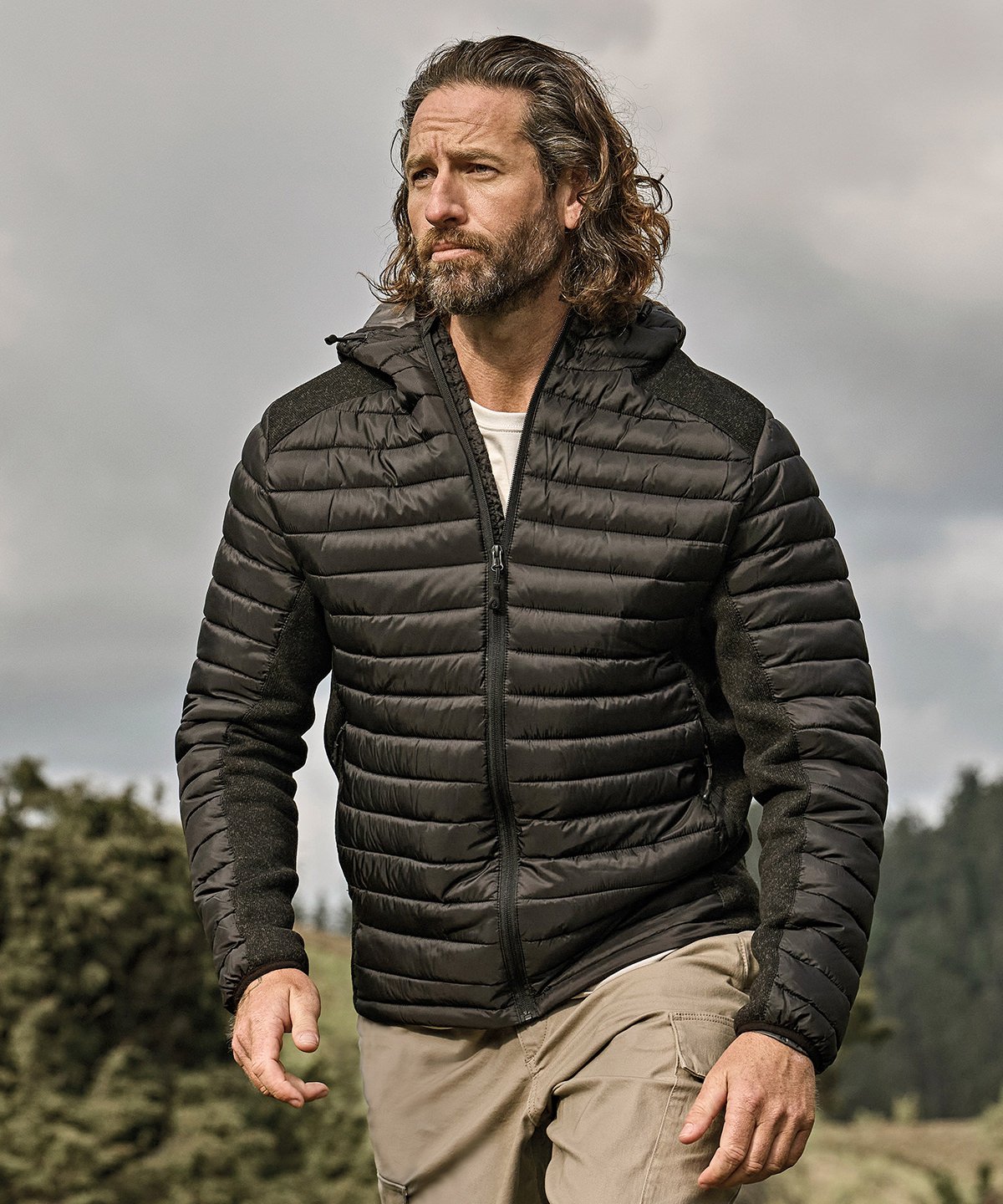 Mens Hooded Outdoor Crossover