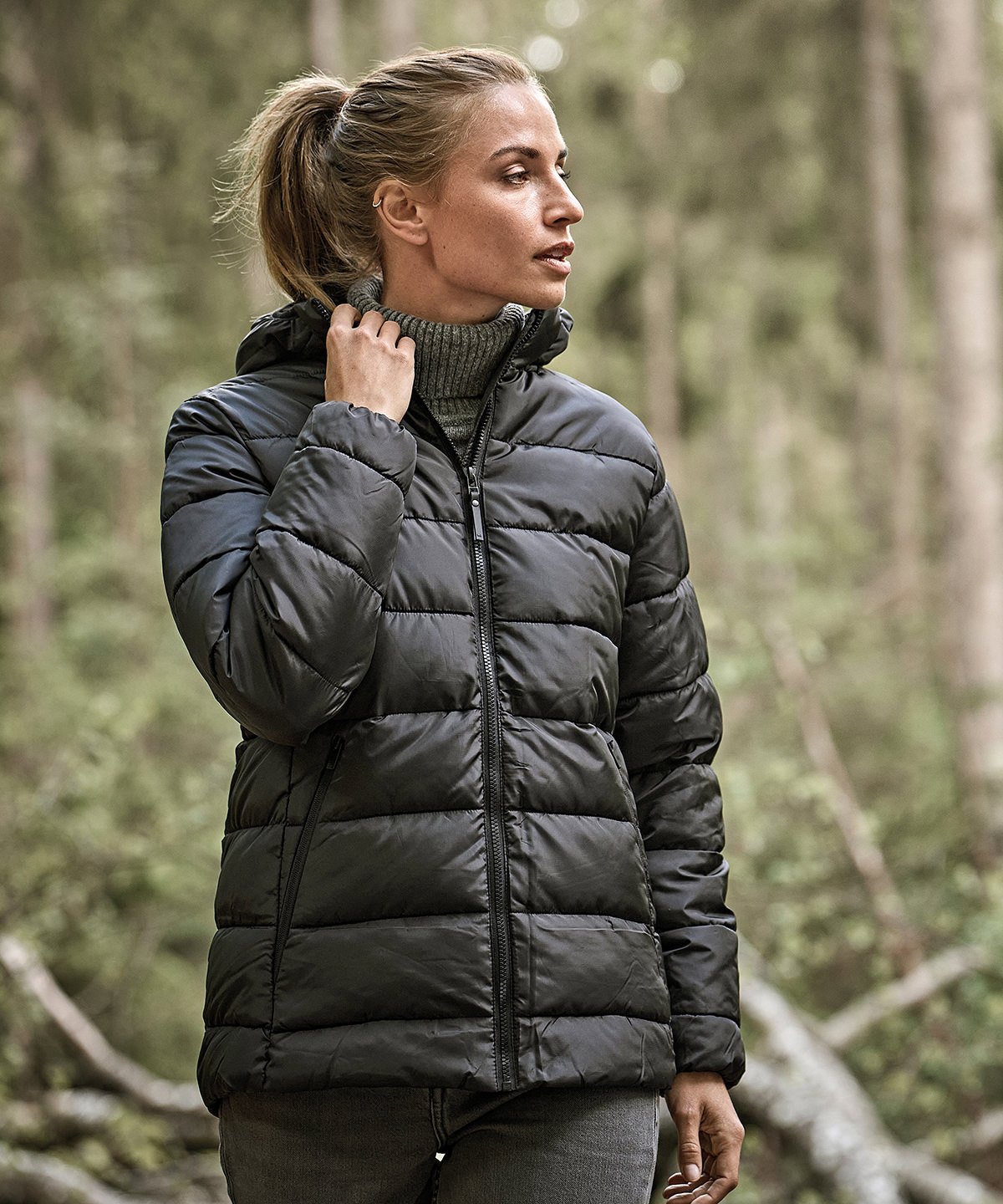 Womens Lite Hooded Jacket
