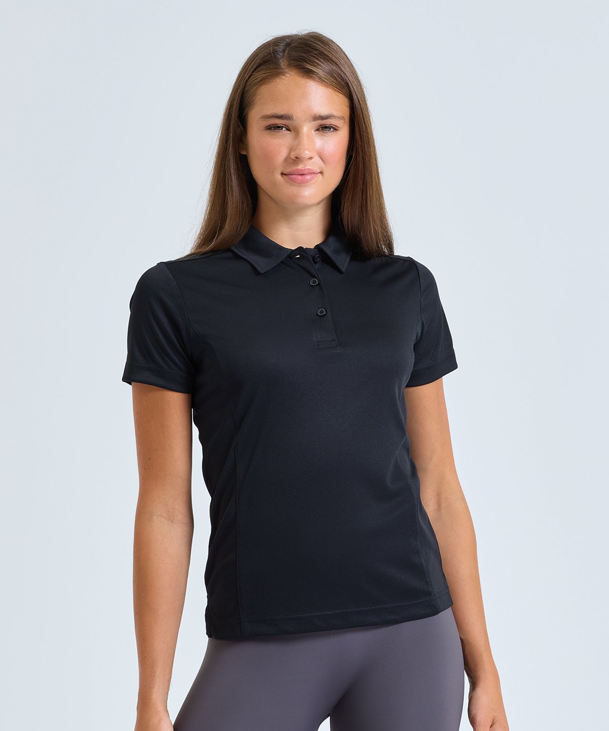 Womens Panelled Polo