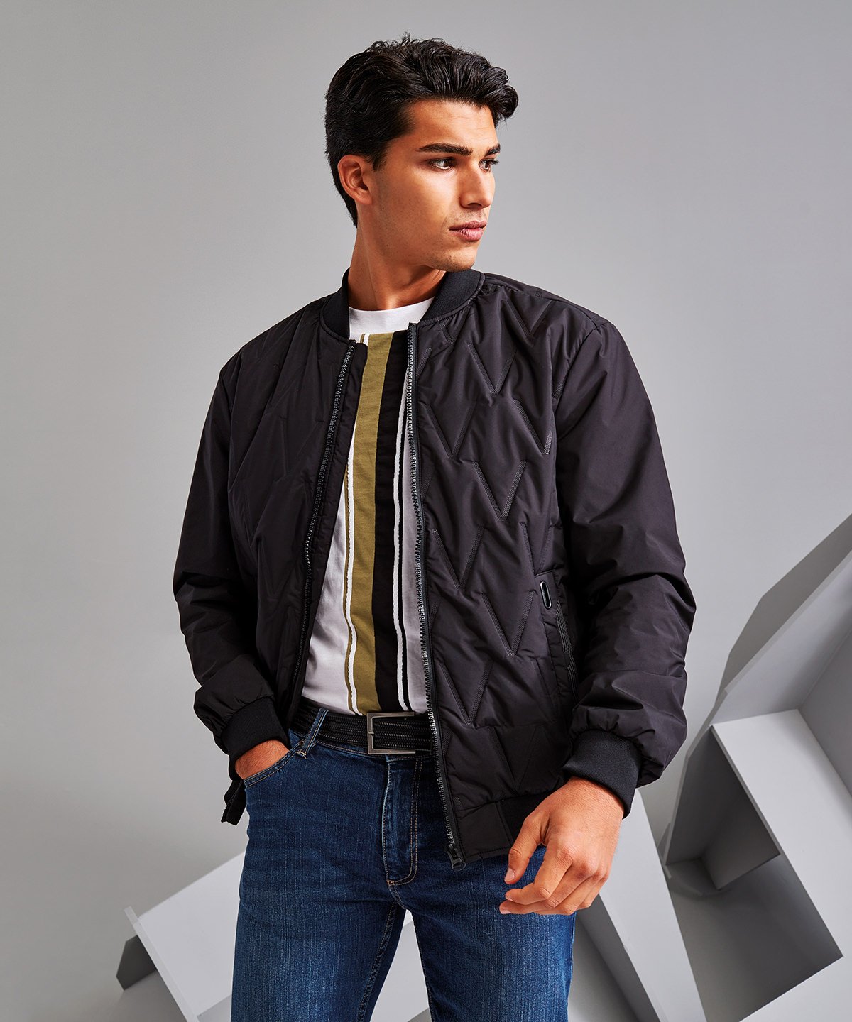 Mens Moulded Bomber Jacket