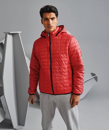 Mens Honeycomb Hooded Jacket