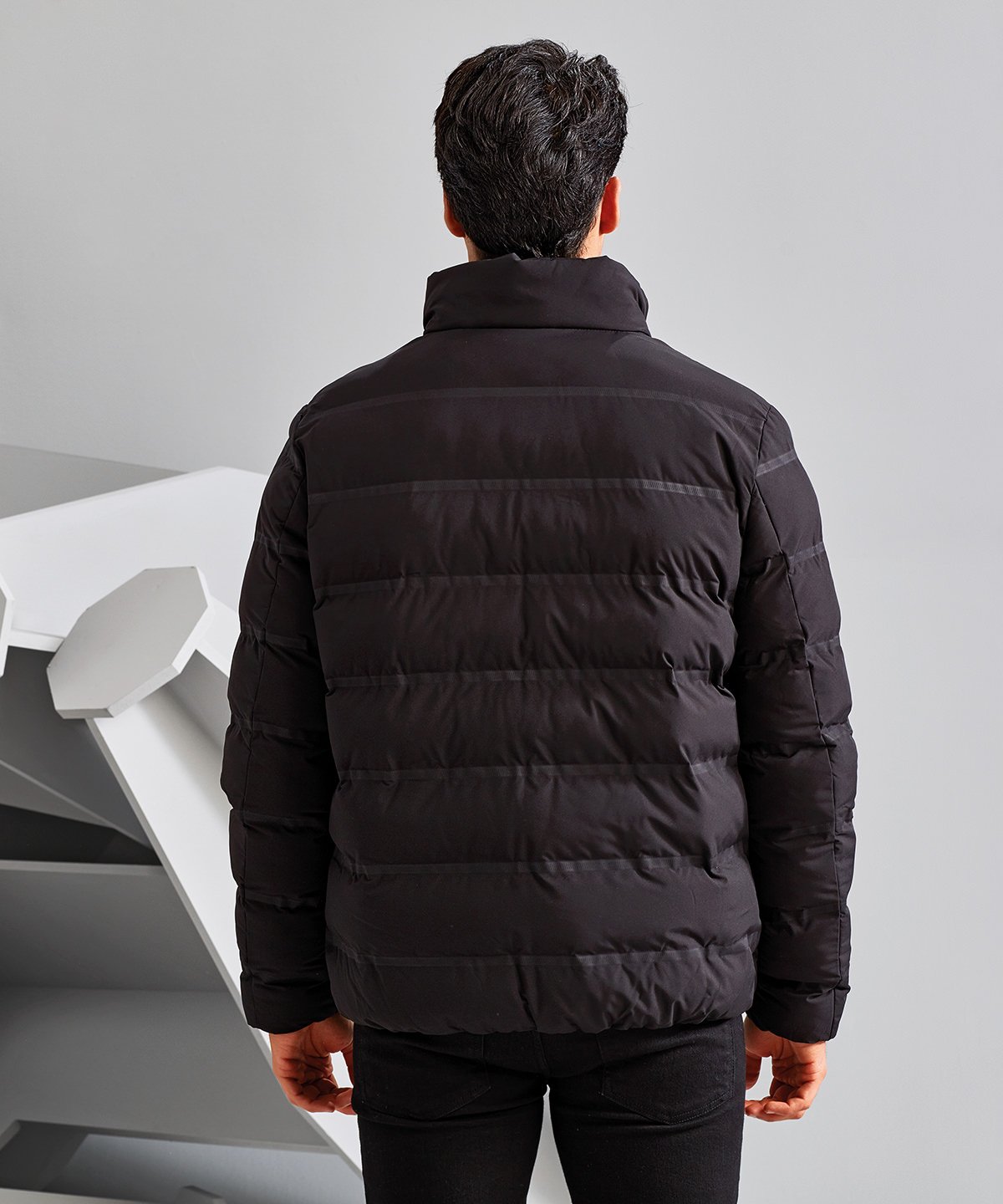Mens Wide Quilted Jacket