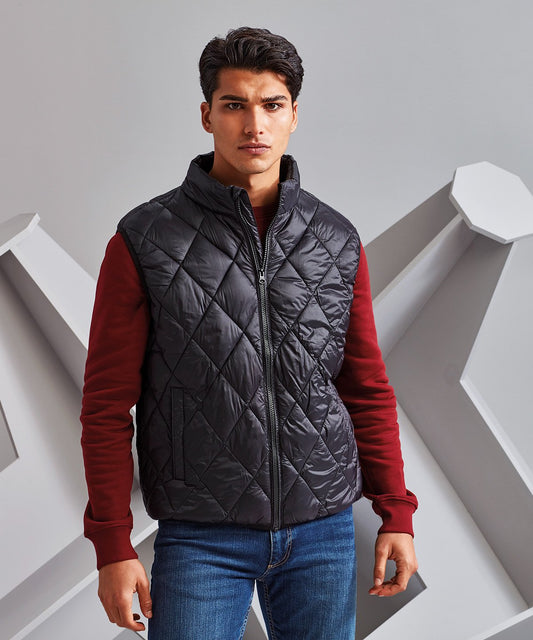 Mens Diamond Quilted Gilet